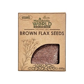 Organic/Bio Brown Flax Seeds | เมล็ดแฟลกซ์ สีน้ำตาล