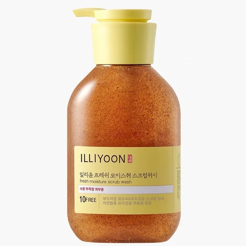 Illiyoon Fresh Moisture scrub wash 400 มล. / ILLIYOON สครับทําความสะอาดผิว / สครับขัดผิว / สครับผิวก