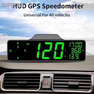 Superage เครื่องวัดความเร็ว Gps Hud Km/H Mph 9 นิ้ว สําหรับยานพาหนะส่วนใหญ่