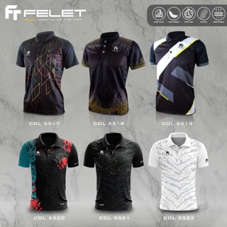 Felet Fleet เสื้อกีฬาแบดมินตัน 5517 5518 5519 5520 5521 5522