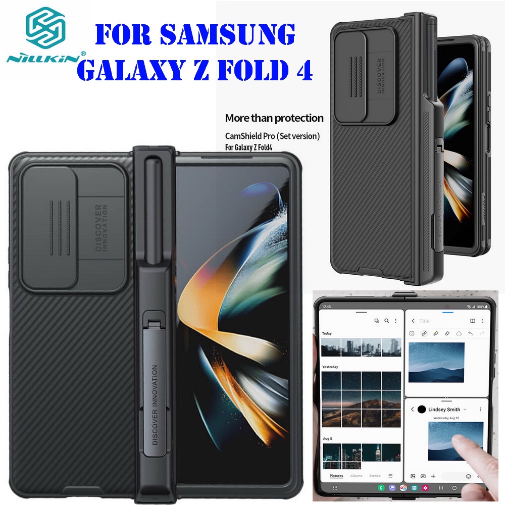Samsung Galaxy Z Fold 4 5G 2022 Capa Da Caixa Galvanizada 9H Protetor - Foto 11