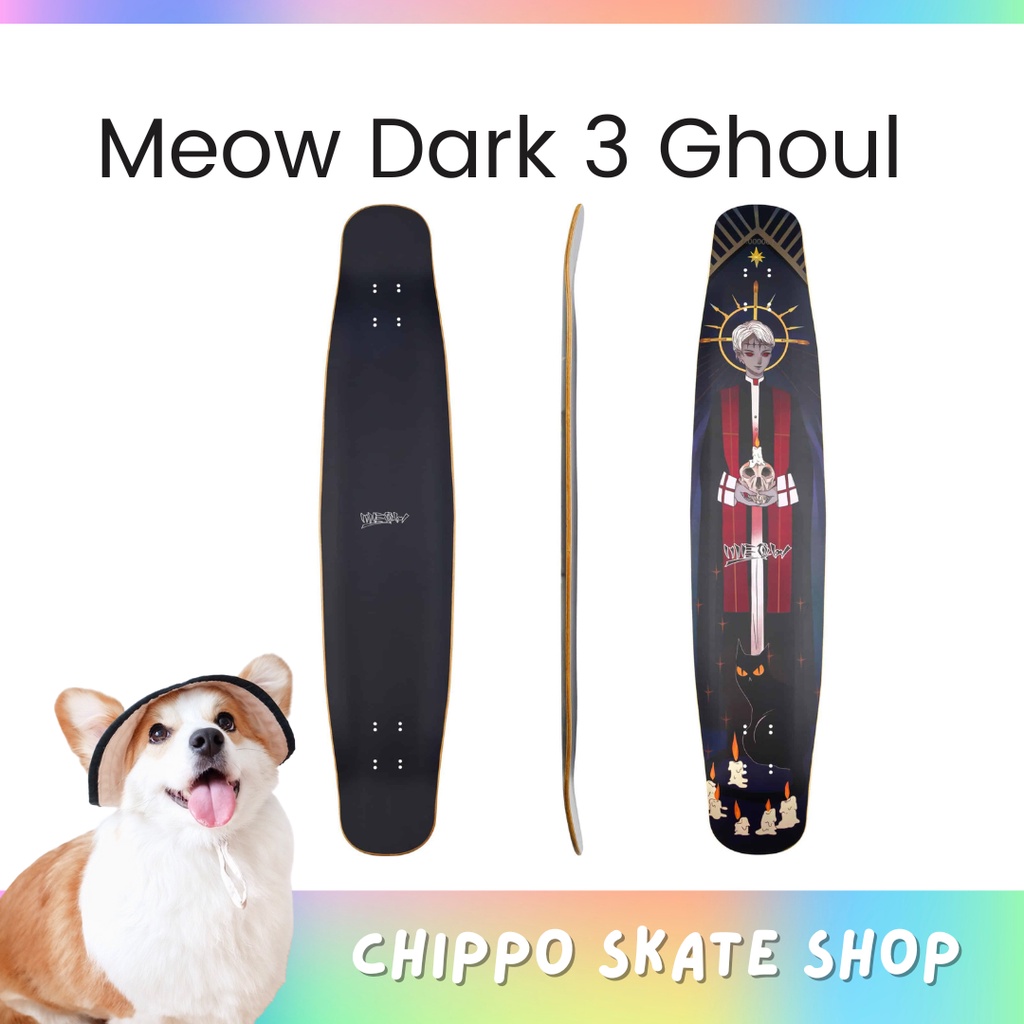 🔥ลองบอร์ด Rebirth Longboard Dark 3 Ghoul พร้อมส่ง พร้อมเล่น ประกอบฟรี Dancing Freestyle Longboard