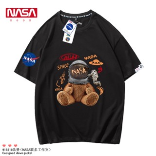 เสื้อยืดแขนสั้น พิมพ์ลายนักบินอวกาศ NASA Wang Yibo แฟชั่นฤดูร้อน สําหรับผู้ชาย และผู้หญิง