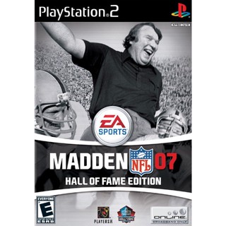 Madden NFL 07 (Hall of Fame Edition) (USA) PS2 แผ่นเกมps2 แผ่นไรท์ เกมเพทู