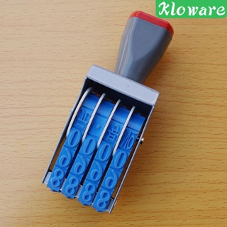 [Kloware] แสตมป์ตัวเลข ตัวปั้มกลิ้งตัวเลข สําหรับเอกสาร