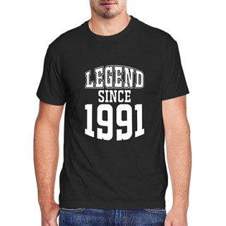 เสือยืดผู้ชาย Unisex 1991 Verjaardag เสื้อยืด Mannen Grappige 30 Jaar Oude Tees Mannen Harajuku Tshirt Katoen Streetwear