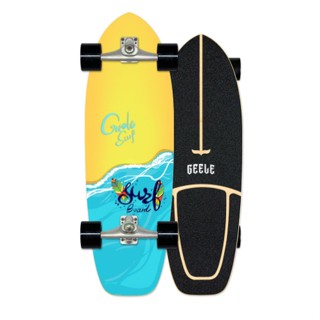 Geele Land Surfboard CX4 เริ่มต้นผู้ใหญ่สกีปฏิบัติคณะกรรมการเตะฟรีจําลองเซิร์ฟการฝึกอบรมคณะกรรมการสเก็ตบอร์ด