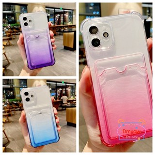 เคสโทรศัพท์มือถือแบบนิ่ม ใส กันกระแทก พร้อมช่องใส่บัตร สําหรับ Samsung Galaxy A01 Core M01 Core A3 Core J2 J5 J7 Grand Prime J4 J6 Plus J4+ J6+ J7 2015 J7 Core