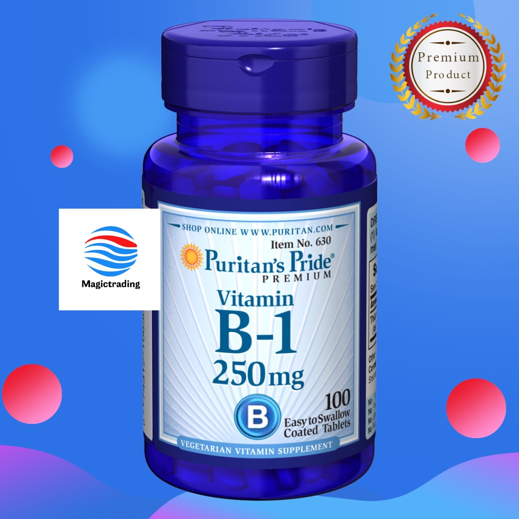 Puritan's Pride  Vitamin B-1  250 mg  / 100 Tablets