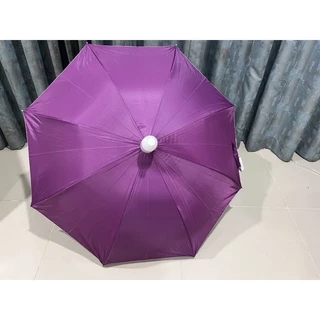 ร่มยาว ขนาด 24 นิ้ว ร่มกันแดดฝน UV สีพื้น มีหลายสีให้เลือก(ร่มถ้วย)