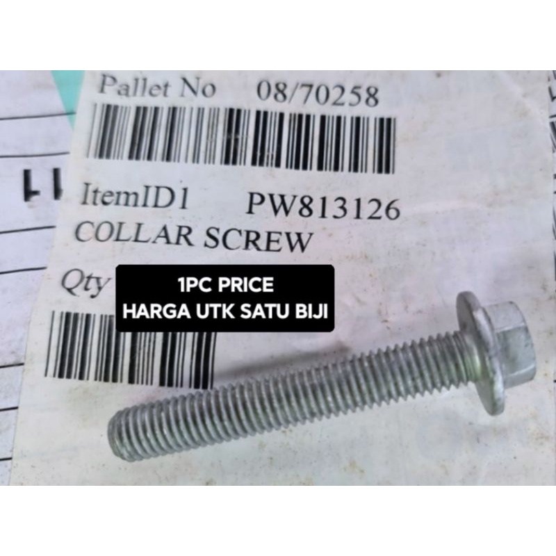 บารุ!!!HEX FLANGE SCREW PROTON M10X65MM COLLAR SCREW