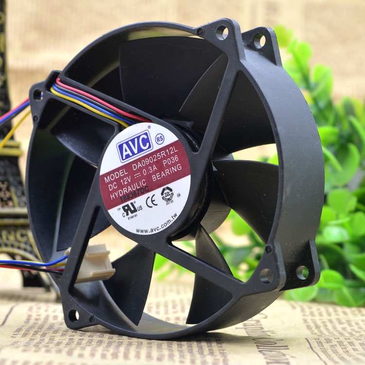 YTH 9CM CIRCULAR 9025 12V 0.3A DA09025R12L พัดลมระบายความร้อน CPU