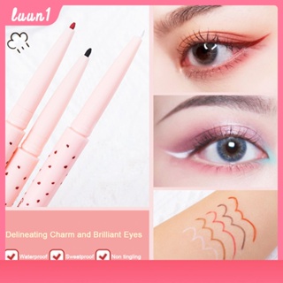 Bibeini Eyeliner ปากกาอายไลเนอร์ แบบบาง เส้นเล็ก คมชัด กันน้ํา Pseudo Pigment Color Eyeliner Gel Pen Cod