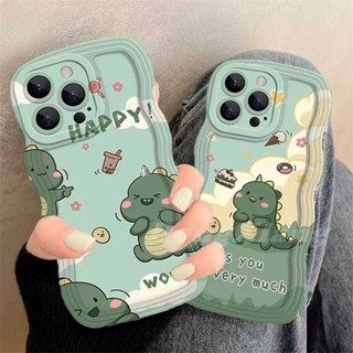 เคสโทรศัพท์มือถือ TPU ลายการ์ตูนไดโนเสาร์ สําหรับ OPPO A17 A57 2022 A15 A16 A16K A54 A53 A12 A5S A7 A3S A11k A31 A52 A92 A94 A93 A37 F9 A1K A76 DGX