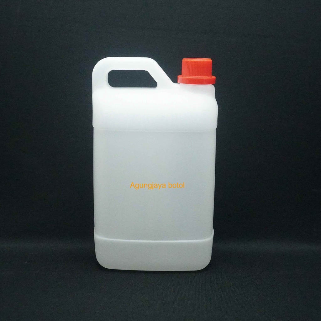 2L Jerry Can Bottle คอ HDPE ธรรมชาติ 30 ชุด Mi/Jerry Can 2000 Ml ฝาสี