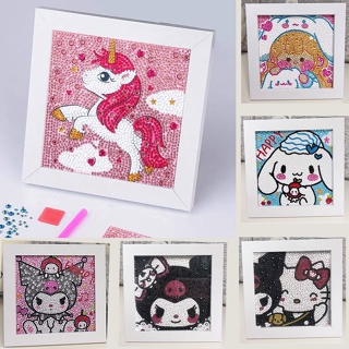 ครอสติสคริสตัล พร้อมกรอบ Cross-Stitch Crystal , Diamond Painting ภาพปักเพชร ภาพจิตกรรม ภาพวาดเพชร ของขวัญ