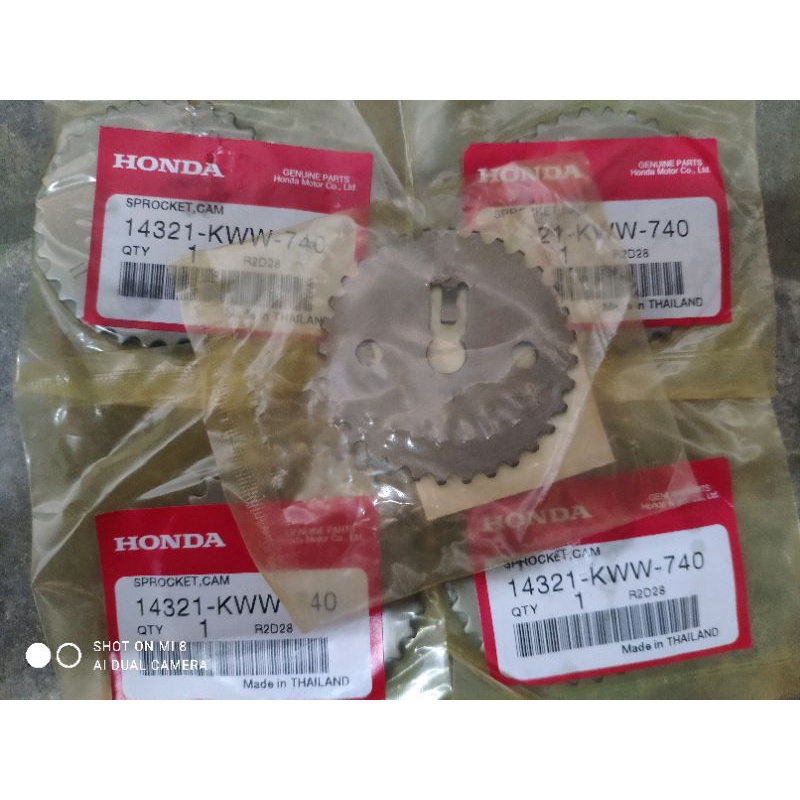 เฟื่องโซ่ราวลิ้น เฟื่องราวลิ้น แท้ ????(100%) WAVE 110-I NEW 2011-2020 / DREAM 110-I / DREAM SUPER CUB รหัส 14321-KWW-740