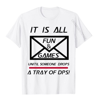 ขายดี!Postal Worker Shirt All Fun And Games Tray Of DPS Sweatshirt Men Newest Street T Shirt Cotton T Shirts 3D Printed