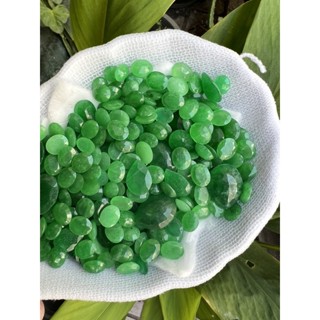 synthetic Jade 9x7mm 1 pieces oval shape