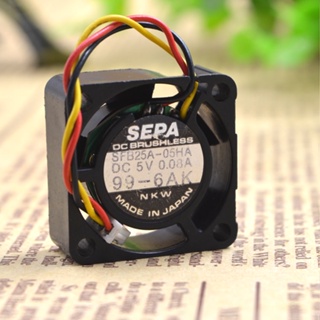 Sz พัดลมระบายความร้อน SEPA SFB25A-05HA 2510 2.5 ซม. 0.08A 5V