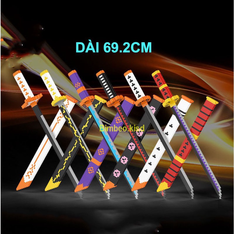 One Piece Zoro Katana ดาบของเล่นปริศนา xinz สมาร์ท One Piece Zoro ประกอบปริศนาสําหรับเด็ก