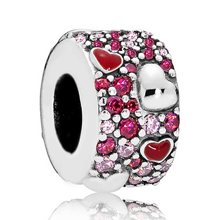 Dinglly แคลมป์ลูกปัด ทรงกลม สีเงิน สําหรับทําเครื่องประดับ DIY - รูปที่ 6