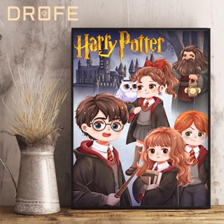 Drofe 【40*50 ซม. ไม่มีกรอบ】ภาพวาดสีตามตัวเลข รูปการ์ตูนอนิเมะ ไร้กรอบ สําหรับตกแต่งผนังบ้าน