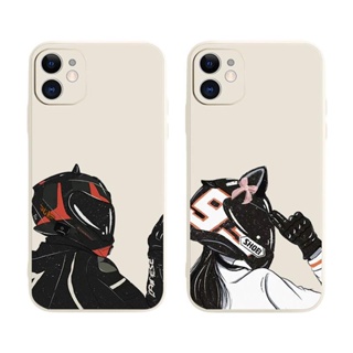 Locomotive couple เคสไอโฟน iPhone 11 14 pro max 8 Plus case X Xr Xs Max Se 2020 cover เคส iPhone 13 12 pro max 7 Plus