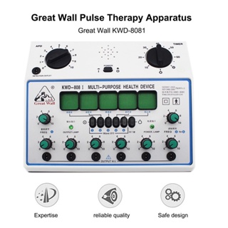 Electric Acupuncture Stimulator Machine Electrical Nerve Muscle Stimulator 6 Channels Output Patch Massager Health Care