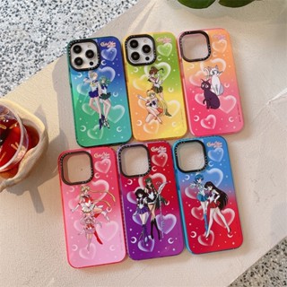 【Sailor Moon Jointly】CASETiFY Ins เคสโทรศัพท์มือถือ ซิลิโคนนิ่ม TPU ใส กันกระแทก สําหรับ iPhone 14 pro Max 13 pro X XR XS Max 12 11 pro Max