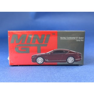 ▪️BENTLEY CONTINENTAL GT SPEED 2022 CANDY RED #420 Scale 1:64 ยี่ห้อ Minigt