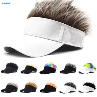 【HODRD】Women Men Unisex Outdoor Sports Golf Cap Baseball cap Sun Wig Fake Hair Hat【Fashion】