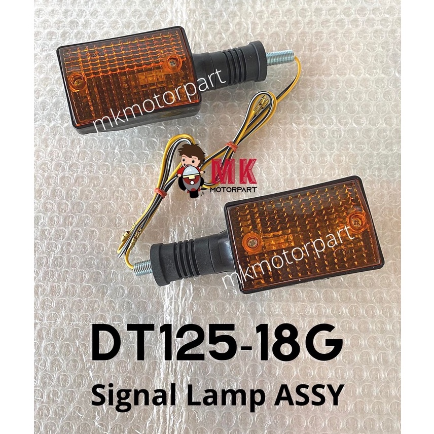 Yamaha DT125 18G SIGNAL โคมไฟ ASSY DT175 18L / RD500LC RD350RR TZR125 Winker ด้านหน้าด้านหลัง Lampu 