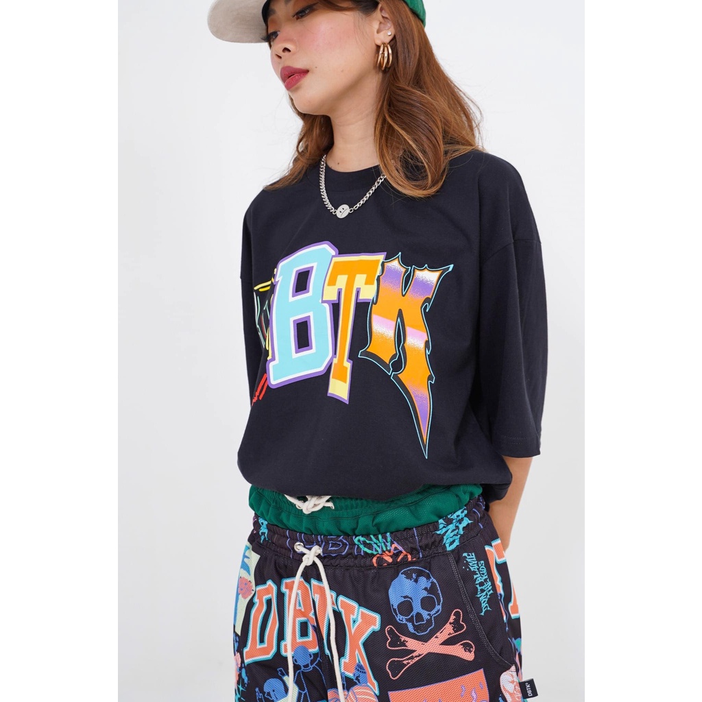 ◘Men's Inspired DBTK Compilation Black and White Oversized Tee Clothes Woman Tops Graffiti T-shirtspo #2