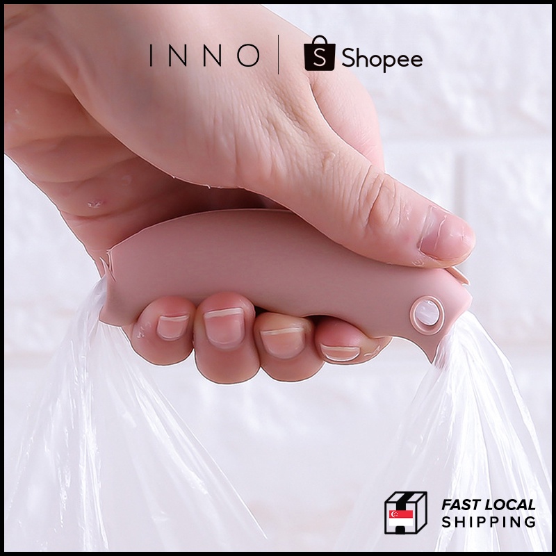 Plastic & Recycle Bag Silicone Rubber Grip Holder Cover Handle Carrier Hand Carrier Local Shipping (