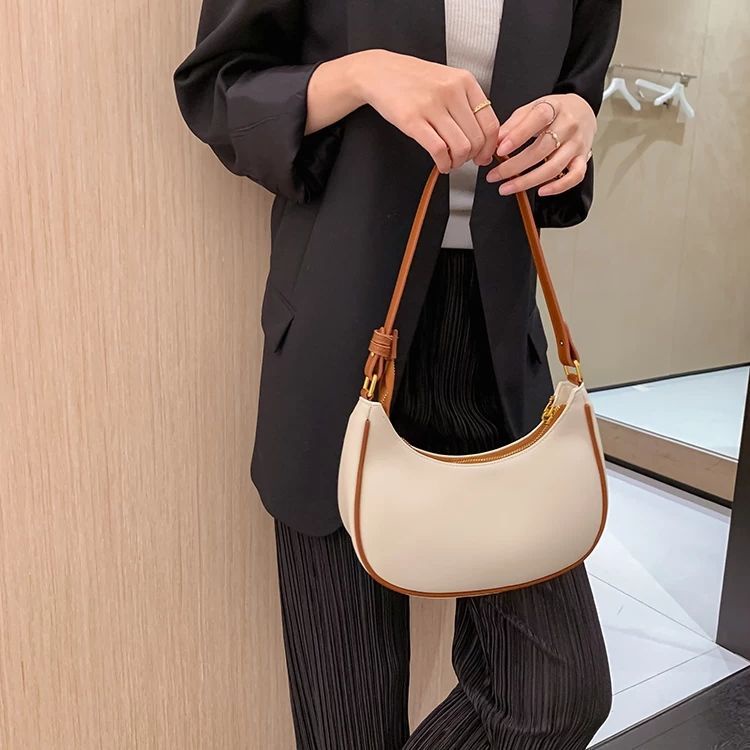 Baguette Bag กระเป๋าสะพายข้าง บาแกตต์ ผู้หญิง วัสดุหนังPU -รุ่น5235
