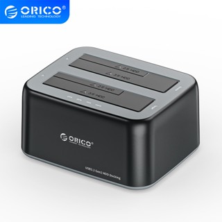 ORICO HDD Docking Station 2.5/3.5 Inch SATA to Type-C USB3.2 10Gbps Gen2 HDD Case with Offline Clone Function 12V3A Power Supply(6829C3)