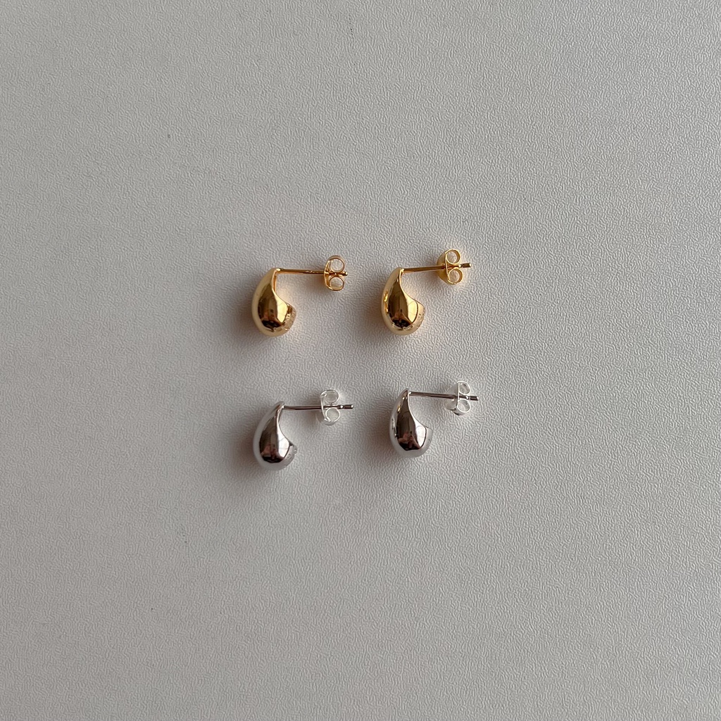 A.piece  ต่างหูก้านเงินแท้ [silver 925 post] Drop earrings
