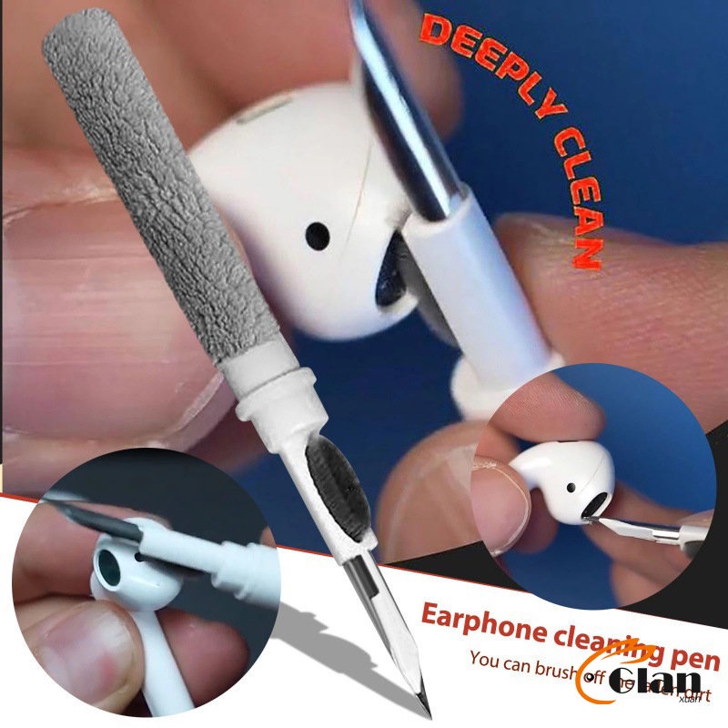 Glanxuan แปรงทำความสะอาดชุดหูฟังบลูทูธ รูปทรงปากกา cleaning brush - รูปที่ 2