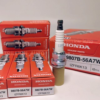 หัวเทียนเลเซอร์อิริเดียม NGK สําหรับ Honda City 2003-2013 SEL &amp; TMO/ Honda Jazz 2003-2013 SEL &amp; TMO IZFR6K13 9807B-56A7W