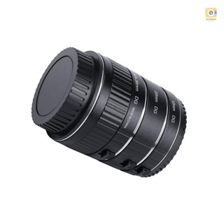 Auto Focus AF TTL Extension Tube Ring 12mm 20mm 36mm Set Metal Mount with Covers for  EF EF-S 35mm Lens DSLR Camera