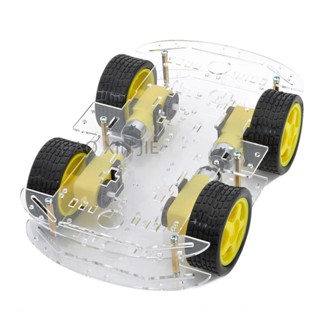 4WD Smart Car Chassis Kit โครงประกอบรถ 4 ล้อ 2 ชั้น