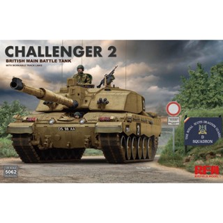 โมเดลประกอบ RFM (Rye Field Model) RM5062 1/35 British main battle tank Challenger 2 w/workable track links