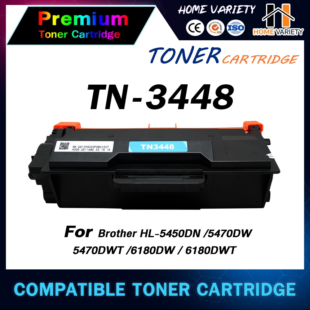HOME Toner TN3448 หมึกเทียบเท่า TN-3448 tn3448 /TN3488/3488/TN For Brother HL-L5000D, HL-L5100DN