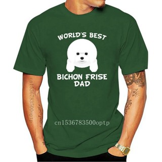 เสื้อยืดสีขาวผู้หญิง Bichon Frise baba gömlek-dünya en İyİ Bichon Frise baba köpek sahibi T-Shirt sokak giyim moda Tee g