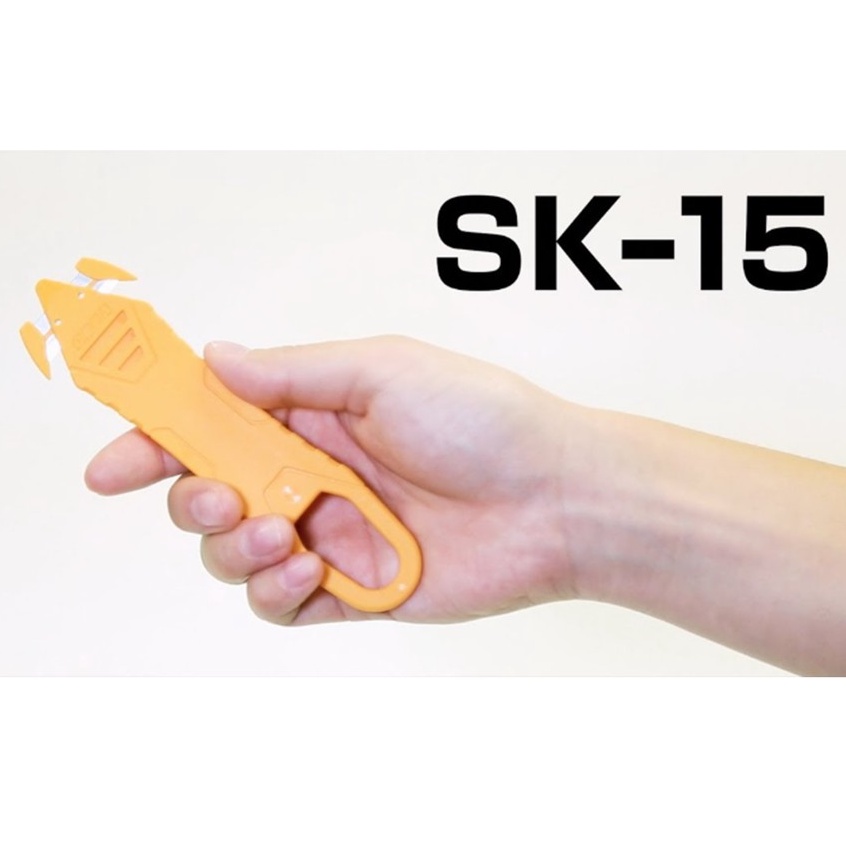 OLFA كتر أمان SK-15 للاستعمال مرة واحدة — أصفر — صورة 2