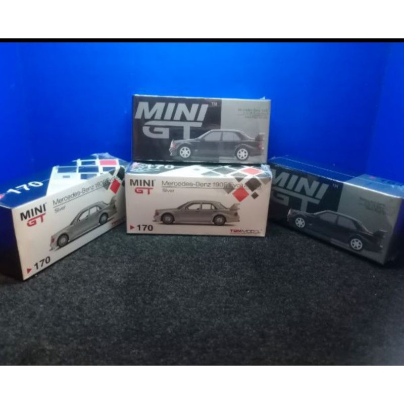 Mini gt model Mercedes-Benz 190Eเบอร์#170/#164