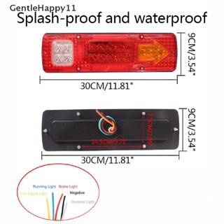 Gentlehappy ไฟท้ายรถบรรทุก Led 19 ดวง 12V 24V กันน้ํา