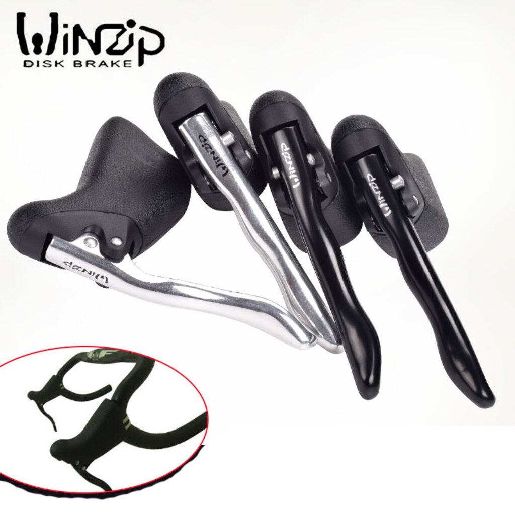 มือเบรคจักรยานอลูมิเนียม เสือหมอบ WINZIP