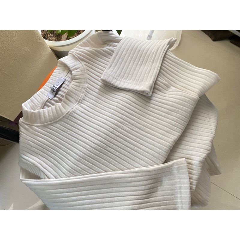 เดรสไหมพรมสีขาว ป้าย Nita studio